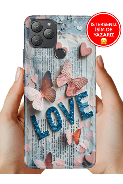 General Mobile GM 22 Plus G512 Kılıf Desenli Baskılı TR-Üretim Kapak Silikon ...