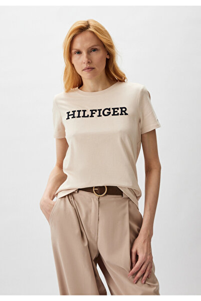 Tommy Hilfiger NEW COLLECTION TH CHEST EMBROIDERED LOGO WOMEN'S T-SHIRT