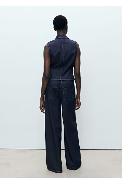 MANGO Woman Kemerli Wideleg Jean Pantolon