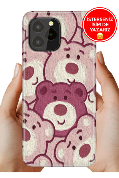 oukitel C21 Pro / Plus Kılıf Desenli Baskılı Kamera Korumalı Silikon Ayıcık Pattern