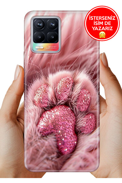 realme 8 / 8 Pro Kılıf Rubber Esnek Silikon Tam Koruma SüslüPaticik