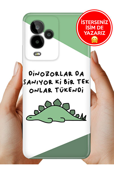 General Mobile GM 24 Pro Kılıf Ergonomik Resimli Desenli Silikon Dinazorlar