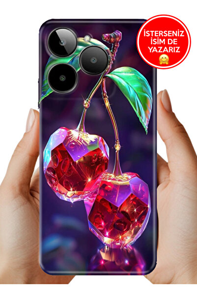 General Mobile Era 30 Kılıf Kamera Korumalı Full Desen Arka Silikon Kristal K...