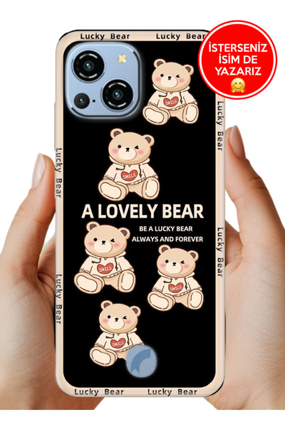 Reeder S23 Pro Max Kılıf Rubber Esnek Silikon Tam Koruma Smile Bear