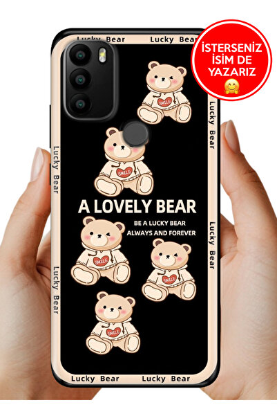 General Mobile GM 21 Plus G510-G511 Kılıf Rubber Esnek Silikon Tam Koruma Smile Bear