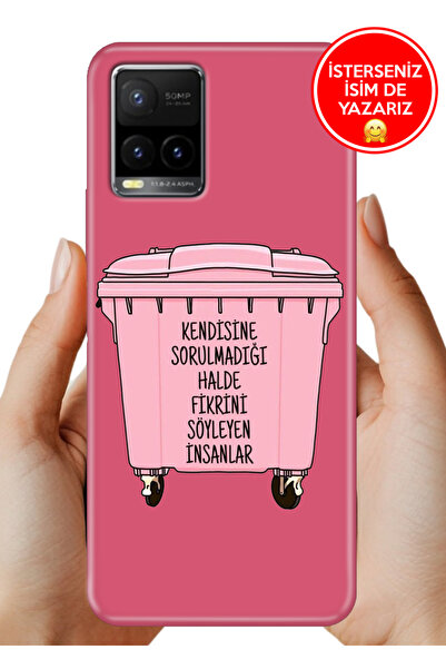 Cekuonline Vivo V30 Lite Kılıf Lüks Desenli Silikon Cover Case Kap Gereksiz