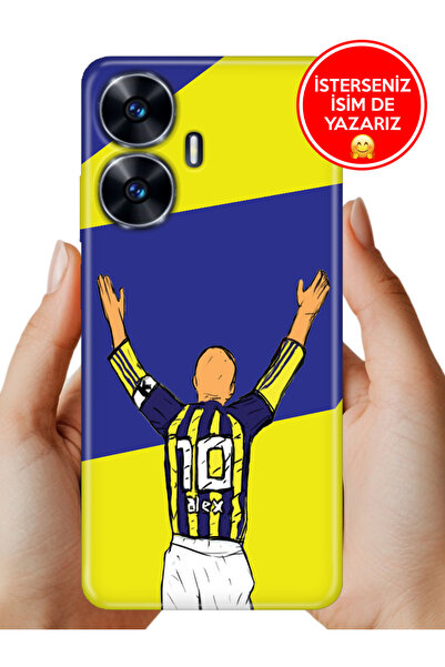 realme C55 Kılıf Desenli Baskılı Kamera Korumalı Silikon Alex