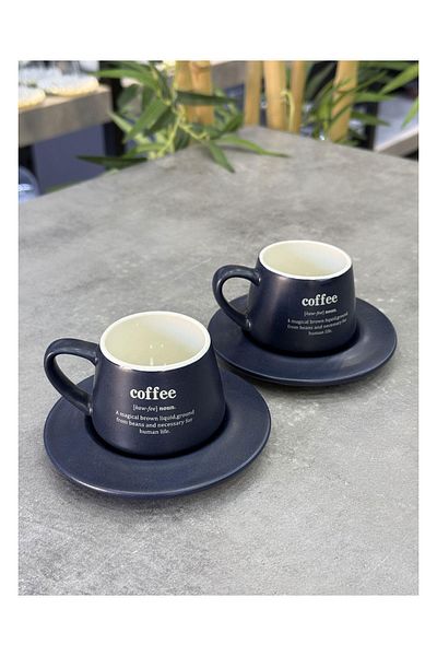 ACAR Lux Blush Series 2 Cup Set Navy Blue