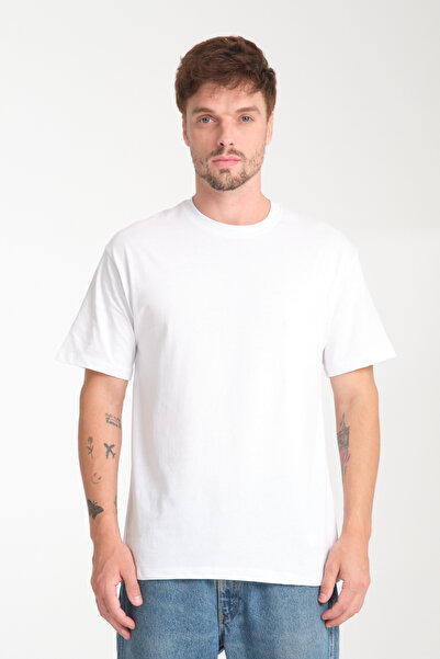 KAPHONE Erkek Bisiklet Yaka Oversize Tshirt