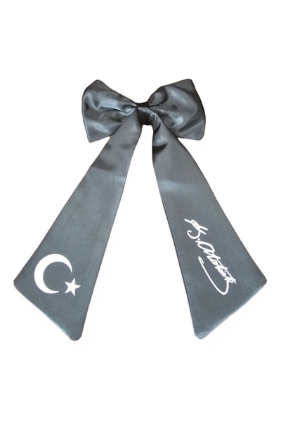 Kostüm Sarayı Чорна шпилька для волосся з підписом Ататюрка і місяцем та зіркою