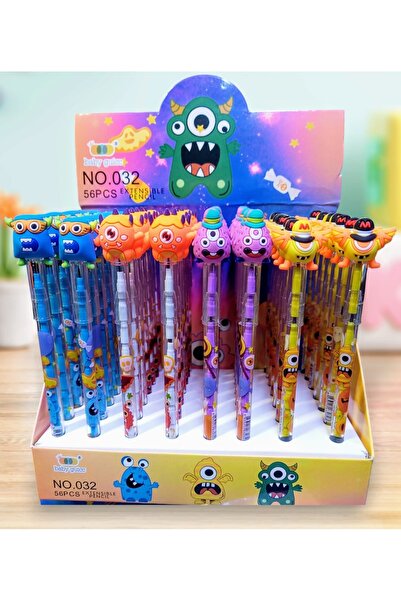 izmir yazici servis Sevimli Canavarlar Yumurtlayan Kurşun Kalem 24 Lü Set Kar...