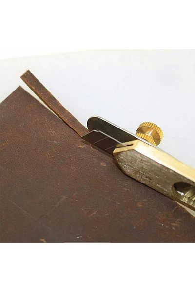 BGA Leathercraft Brass Leather Cutting Knife Leather Strip Cutter