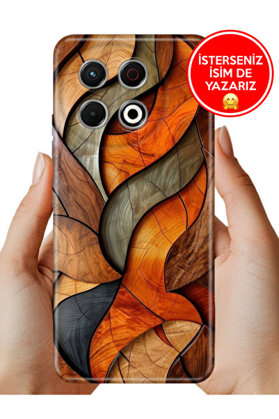 TECNO Spark 30 Pro KL7 Kılıf Desenli Rubber Kamera Korumalı Silikon Polaz