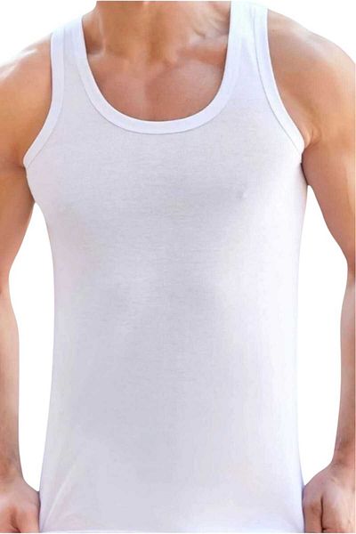 Uniquetrenders Men's 10-Piece Singlet and Boxer Set Economic Package Singlet and Boxer Set 5 Singlets 5 Boxers