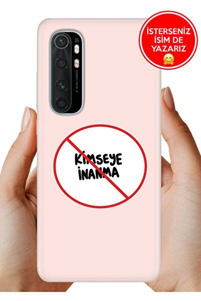 Cekuonline Xiaomi Mi Note 10 Lite Kılıf Desenli Baskılı Kamera Korumalı Silik...