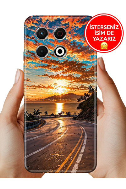 TECNO Spark 30 Pro KL7 Kılıf Desenli Baskılı Kamera Korumalı Silikon Manzaram