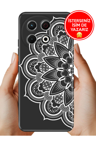 TECNO Spark 30 Pro KL7 Kılıf Desenli Baskılı Kamera Korumalı Silikon Z-Mandala