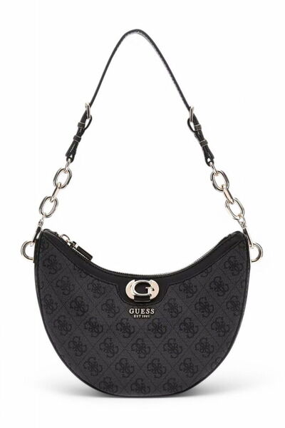 Guess Orlina logo top zip shoulder bag