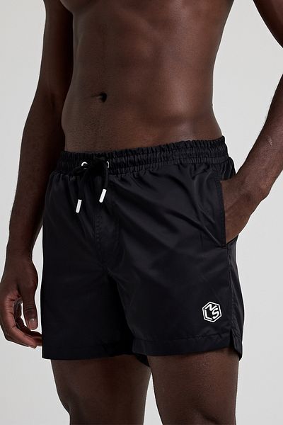 MADZEYMODA Ανδρικό σορτς μαύρης κολύμβησης Premium LS-95093