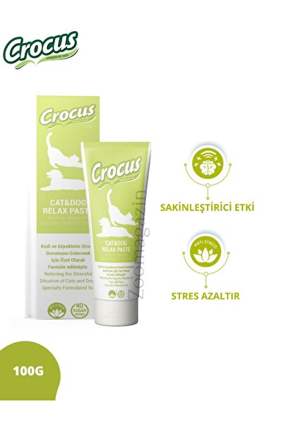 Crocus Rahatlatıcı Kedi ve Köpek Malt Macunu 100gr