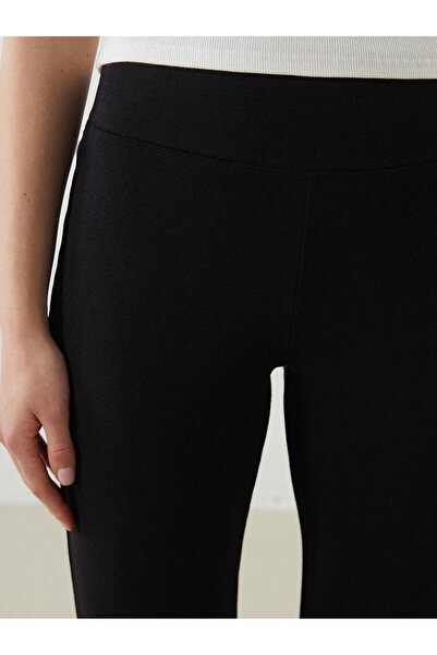 LC Waikiki LCWAIKIKI Classic  Beli Lastikli İspanyol Paça Kadın Tayt Pantolon