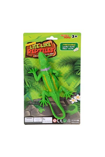 FEN TOYS Stretching 80cm Elastic Lizard Toy 22cm Lizard Chameleon Pull and Extend