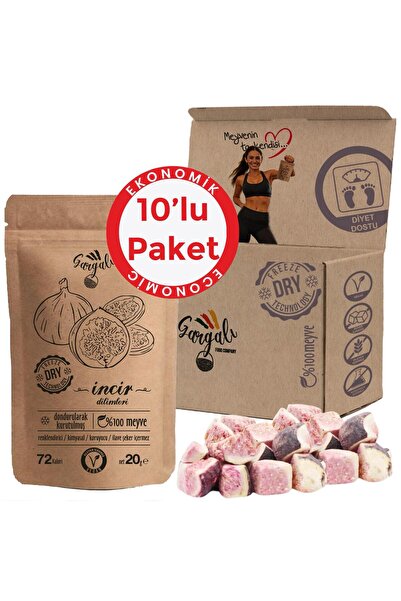 gargalı İncir - Dondurularak Kurutulmuş - 10lu Paket X 20g Üretici Firmadan M...