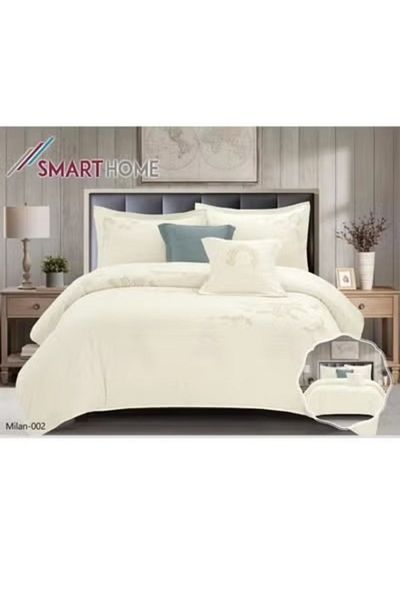 smart home Embroidered two-sided quilt set, two-sided mattress, consisting of 6 pieces