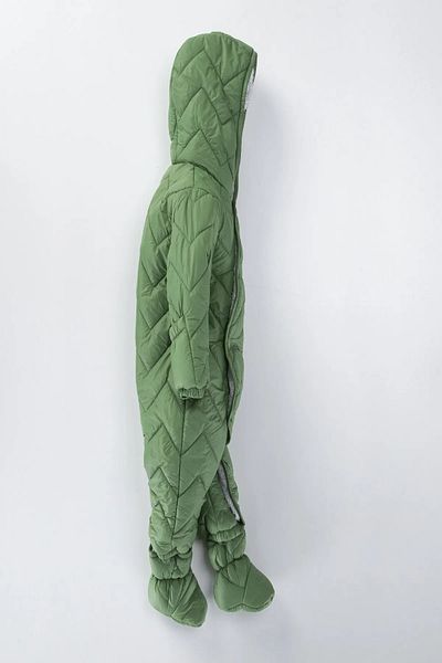 DeKuBaby Quilted Snap Fastener Inner Lining Fur Hooded Winter Baby Cosmonaut-Astronaut Jumpsuit Coat