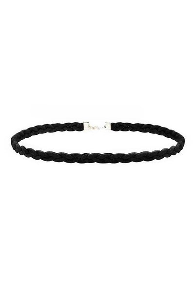 Bijustore Black Candy Hair Braid and Choker Women's Application