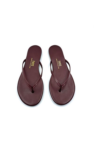 Tkees Classic Women's Matte Burgundy Stylish Flip Flops