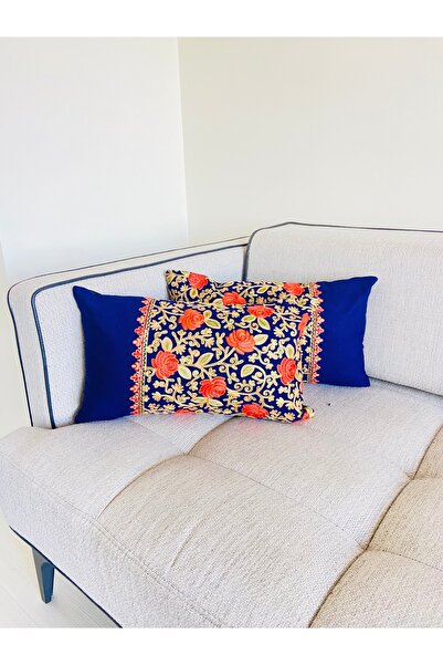 TheBohoHomeDecor Yaşam Çiçeği Serisi - Cemre Kaşmir İkili 30*50 Kırlent/Yastı...