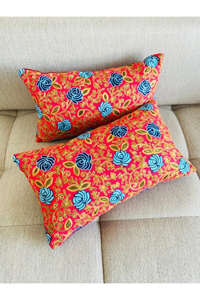TheBohoHomeDecor Yaşam Çiçeği Serisi - Cemre Kaşmir İkili 30*50 Kırlent/Yastı...
