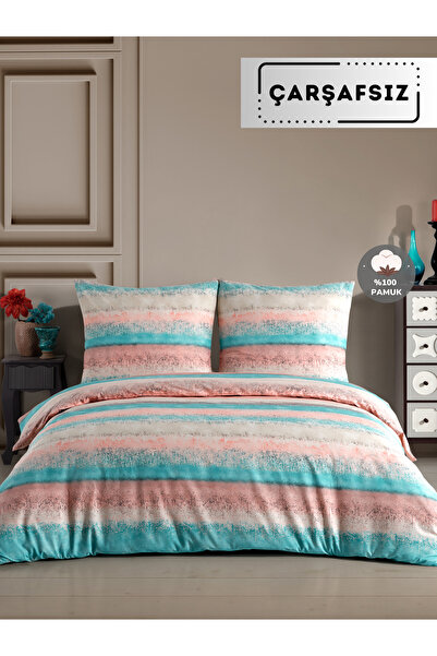 NazeninHome طقم غطاء لحاف مزدوج من رانفورس بيليسيما، 100% قطن |   بدون ورق سرير