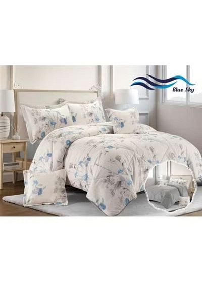 smart home two-sided quilt set, two-sided mattress, consisting of 6 pieces, quilt with 6-piece filling