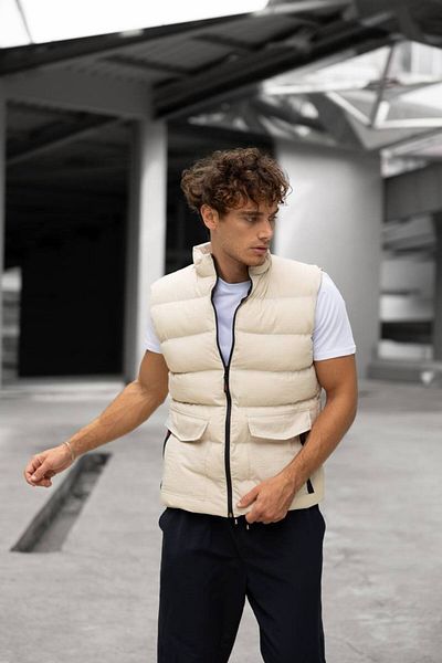 eg38 Marco Inflatable Vest with Pocket Cover 8003 Cream