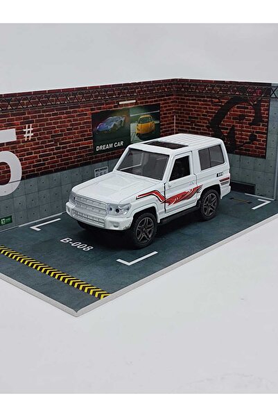 MODEL HEDİYELİK 1:36 سيارة جيب دييكاست معدنية 4×4 مقاس 12 سم