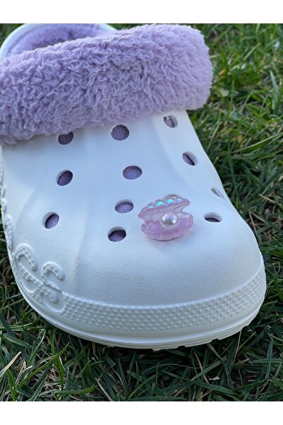 YuccaCo Accessorize Your Life 3 Boyutlu İncili İstiridye Terlik Süsü/3D Deniz...