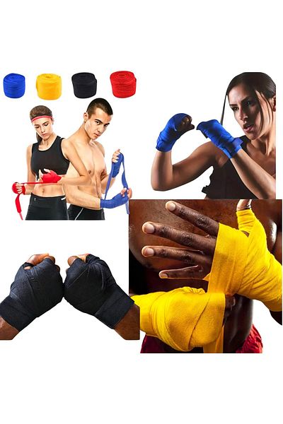 Gök Sports 3,5 μέτρα x 2 τεμάχια Boxing Kickboxing Muay Thai Sanda Επίδεσμος χεριών - Διπλός επίδεσμος περιτυλίγματος πυγμαχίας