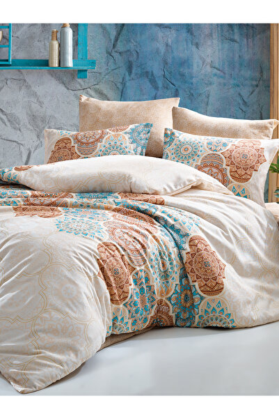 NazeninHome Ranforce Elba 100% pamuk Bračni Set posteljine | Bohemian Set pos...