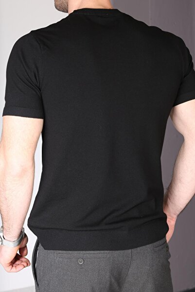 Delpino Yuvarlak Yaka Triko Erkek Pamuklu Tişört