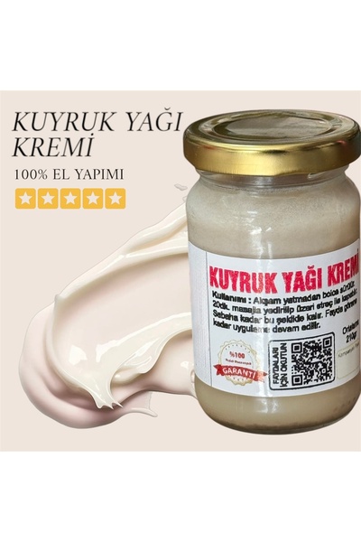 yeşil çaycım Kuyruk Yağı Kremi %100 El yapımı eklem ve kas ağrılarını hafifle...