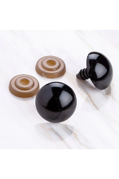 Ethab Ticaret Loren 20 mm Black 5 Pairs Amigurumi Eyes