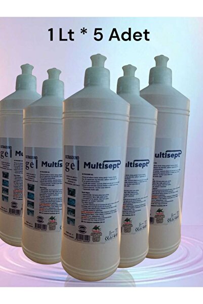 MULTİSEPT ULTRASON VE EKG JELİ 1 LT * 5 ADET