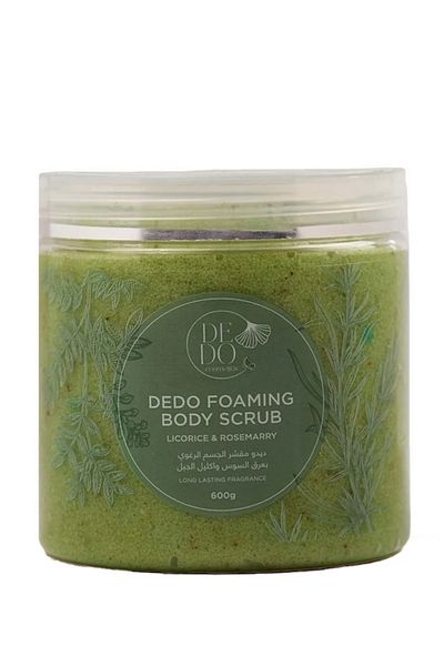 dedo Dido Licorice & Rosemary Foaming Sugar Scrub 600g