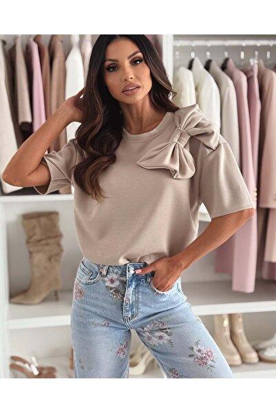 adorashop Μπλούζα βισκόζης BOW IT2101