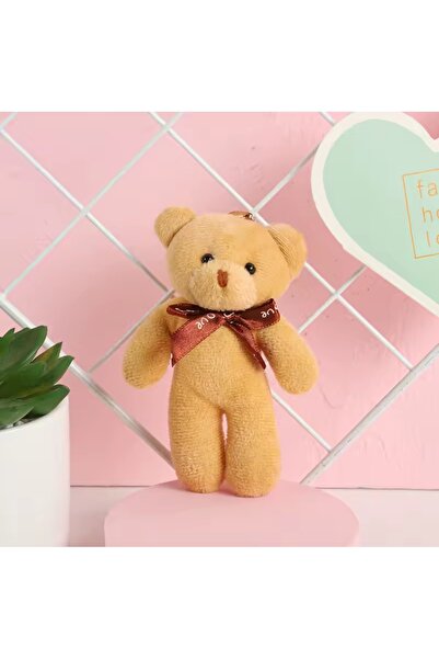 Wolawood Yumoş Peluş Ayıcık Anahtarlık Şirin Sevimli Mini Çanta Aksesuarı Sürpriz Ayı Şık Zarif Hediyelik