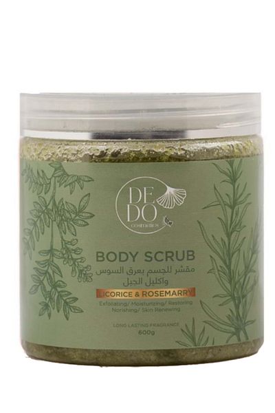 dedo Dido Licorice & Rosemary Oil Sugar Scrub 600g