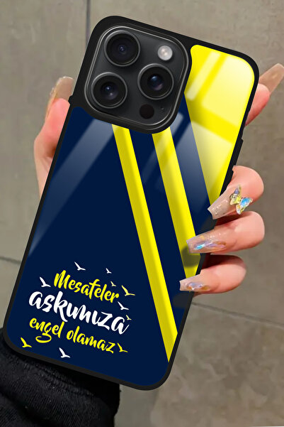 Snacase Apple iPhone 14 Pro Max Uyumlu Taraftar Sözü Yazılı Glossy Premium Kılıf
