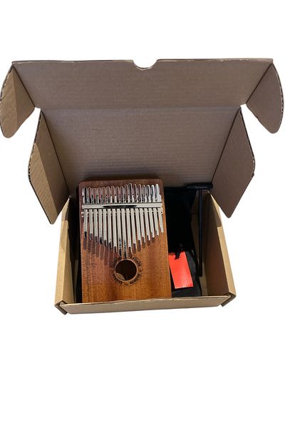 MASTERWORK 17-Key Kalimba - Cave Length 160-205cm with Case and Accessories Design Shipping Dispersal
